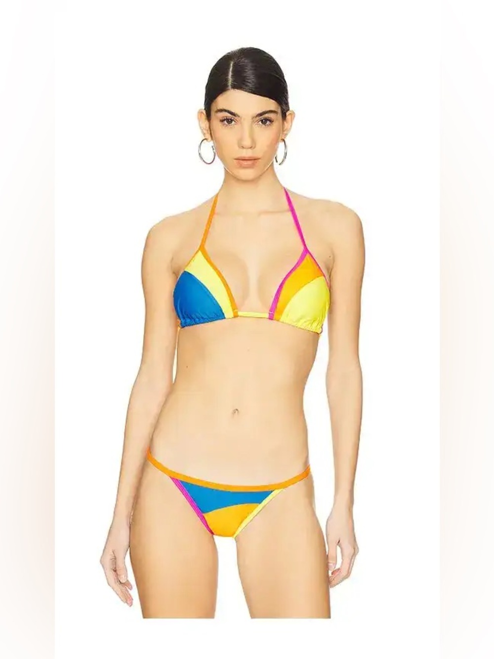 New! Free People It’s Now Cool Duo String Bikini Bottom Sombrero XL 3474